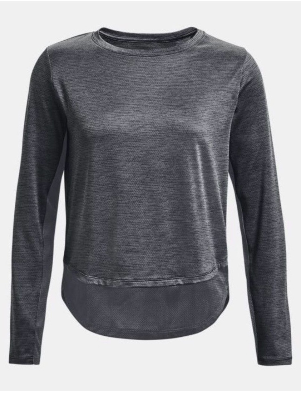 Under Armour NWT Gray Long Sleeve Heatgear Tech Vent‎ Shirt Womens M Loose